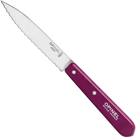OPINEL No. 113 Serrated Knife Plum - 001919
