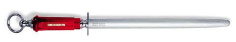 F DICK Dickoron Classic Sharpening Steel 12in - Oval Saphire Cut 7598330