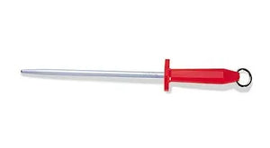 F DICK Packing House Sharpening Steel 10in - Round Fine Cut 7470125