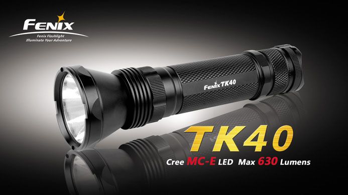 FENIX Variable Output Tactical LED - 630 Lumens TK40