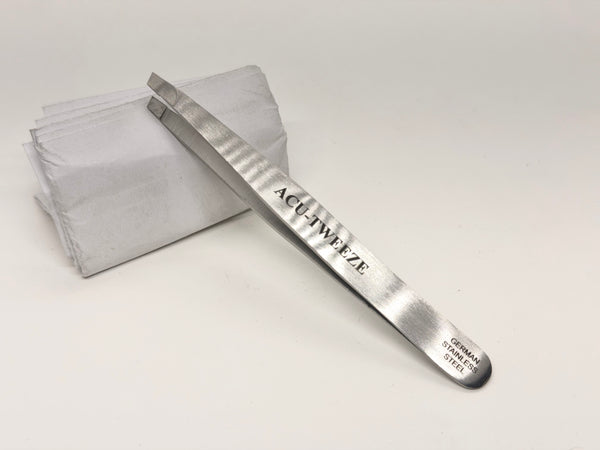 ACU-TWEEZER Slant Tweezer German Steel K-171S