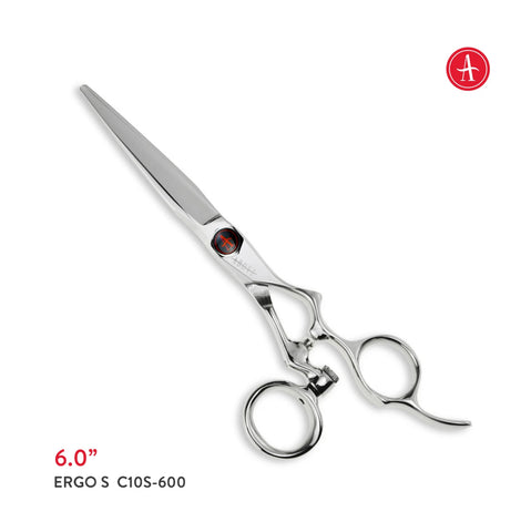 ABOVE PROFESSIONAL SHEARS Ergo S Swivel Hair Cutting Shears 6in C10S-600