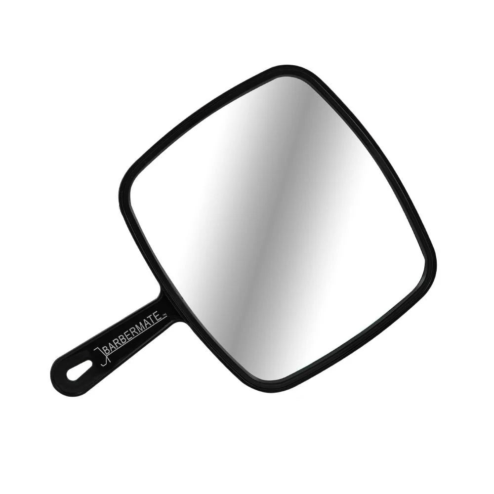 BARBERMATE Professional Handheld Mirror Black BM003