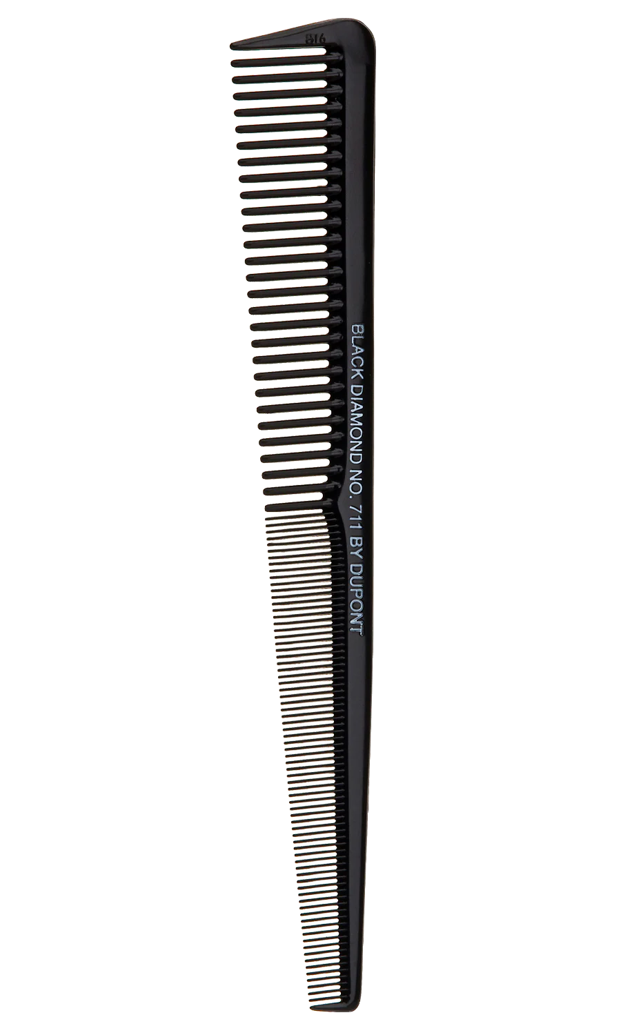 DENMAN Black Diamond Tapered Barber Comb #711