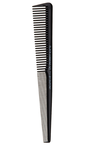 DENMAN Black Diamond Tapered Barber Comb #711