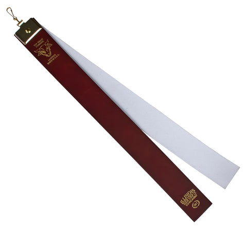 ILLINOIS RAZOR STROP 2.5in x 24in Top Grain Cowhide #361
