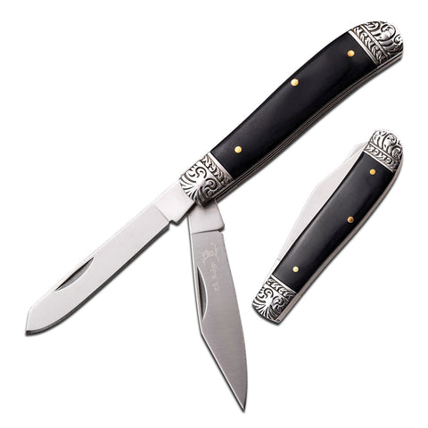ELK RIDGE Gentleman’s Knife Trapper ER-220BW