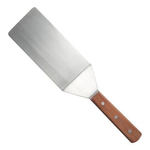 WINCO Turner - Offset - Wood Handle 8" x 4" Blade TN48