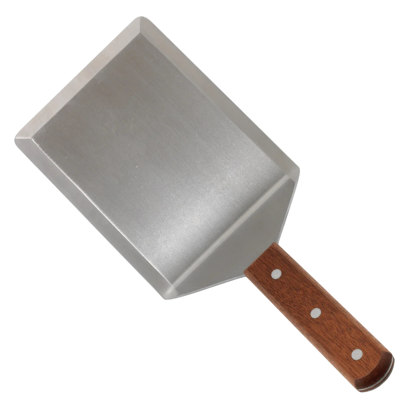 WINCO Extra Heavy Turner With Cutting Edge, Wooden Handle 5”x 6" Blade TN56