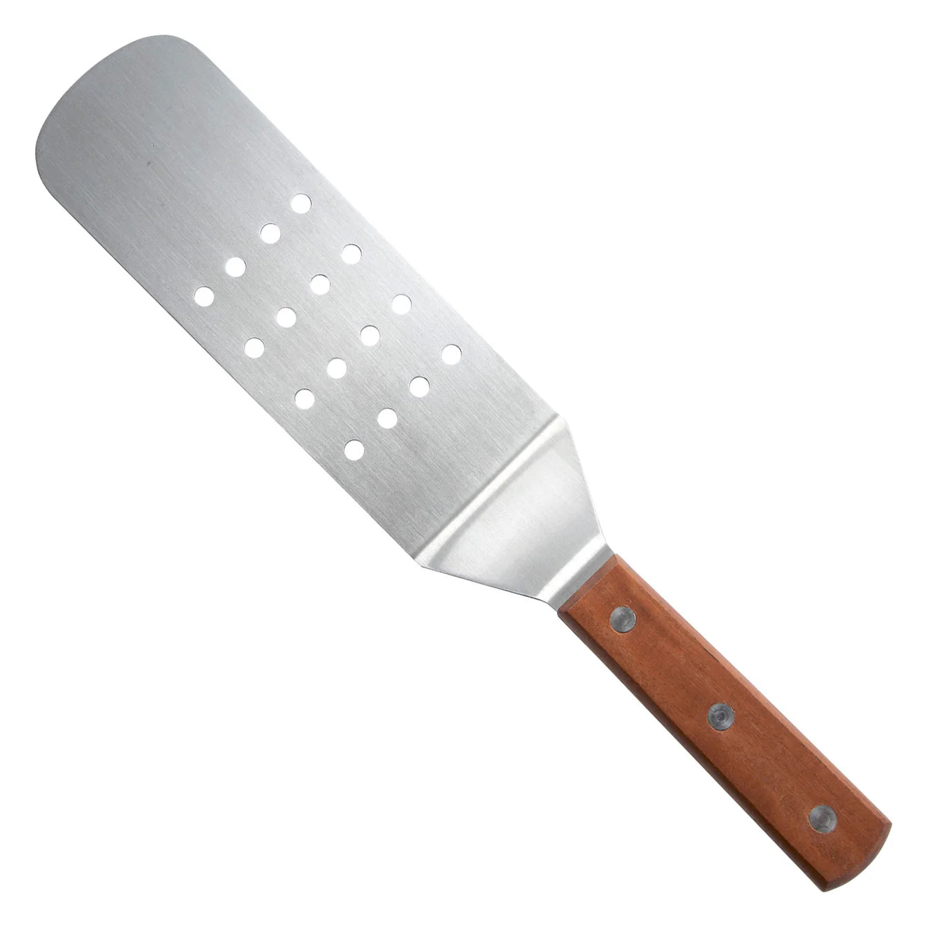 WINCO Perforated Flexible Turner, Offset Wooden Handle, 8-1/4" x 2-7/8" TN409