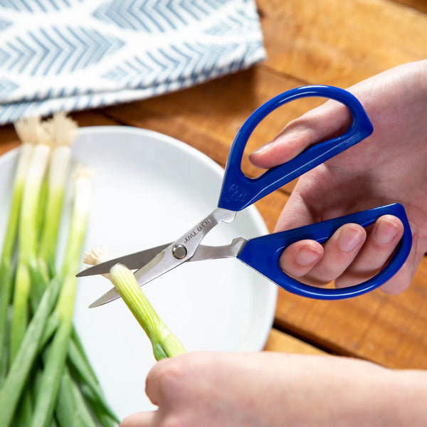 JOYCE CHEN Original Unlimited Kitchen Scissors with Blue Handles J51-0621