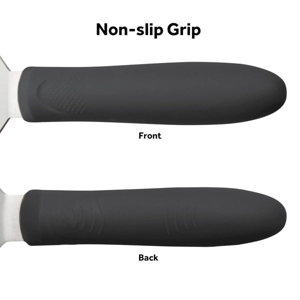 WINCO Spatula - Offset - Black Polypropylene Handle 8-1/2x1-1/2 in TKPO-9