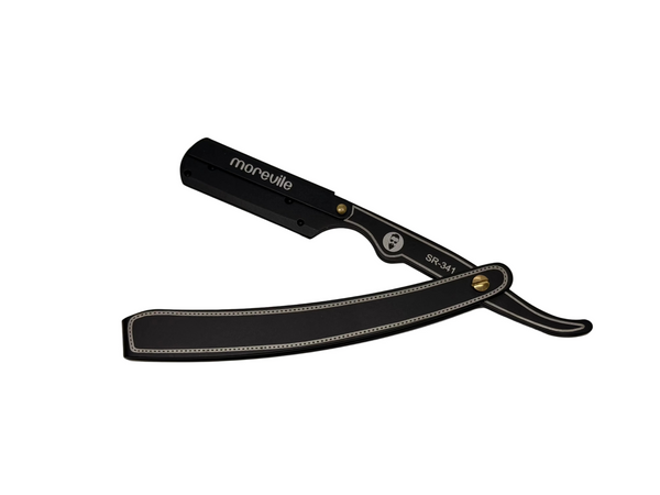MOREVILE Swing Butterfly Straight Razor Black SR-341