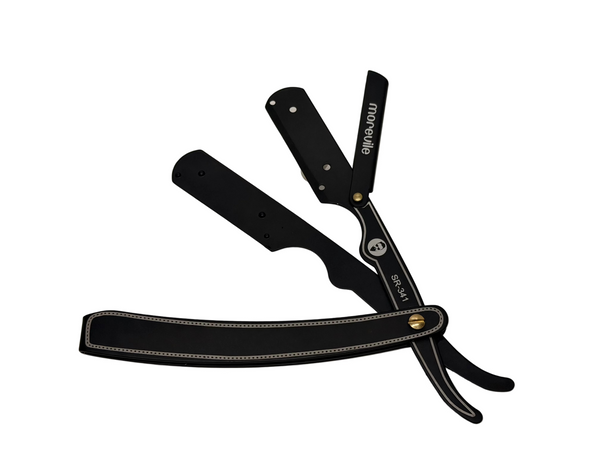 MOREVILE Swing Butterfly Straight Razor Black SR-341
