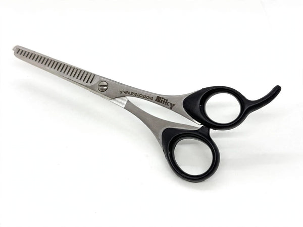 GSL BEAUTY Silky Japan Barber Shears 6” and 24 Tooth Thinning Shear SC-186