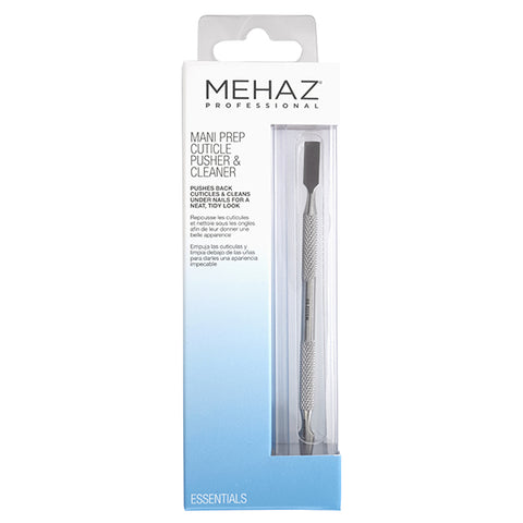 MEHAZ PROFESSIONAL 332 Cuticle Pusher/Cleaner 5in 19815