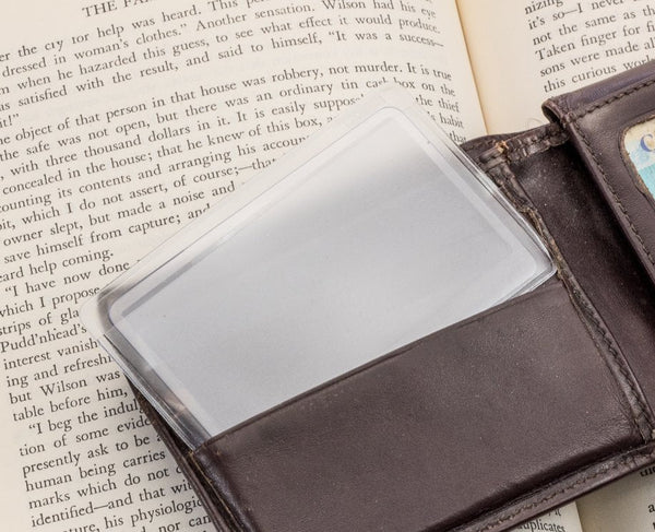 SE Magnifier - 3.5"x 2" Credit Card 2X MJ018A