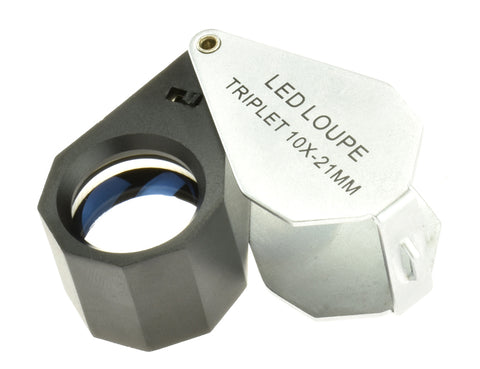 SE Loupe - 10x21MMTriplet Professional Quality Illuminated Jeweler's MJ37801L