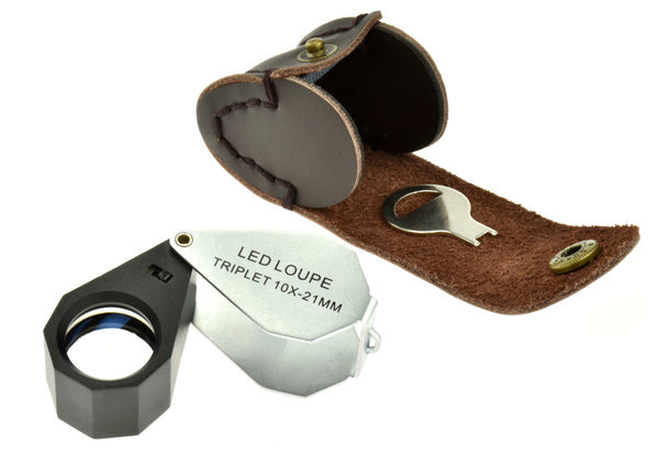 SE Loupe - 10x21MMTriplet Professional Quality Illuminated Jeweler's MJ37801L