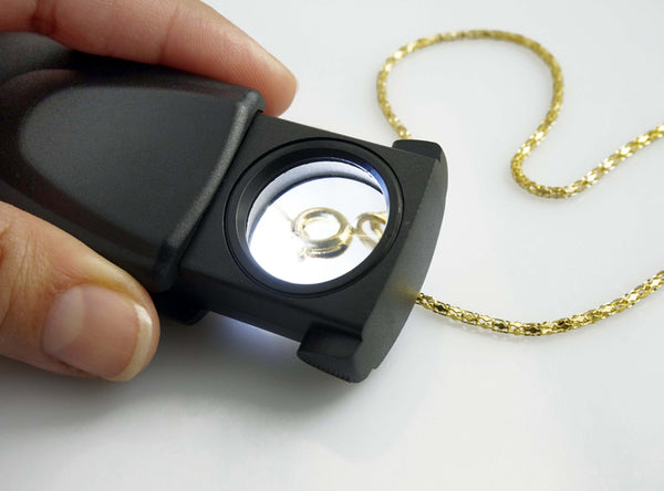 SE Pocket Magnifier - Illuminating Sliding Glass 10X MM987