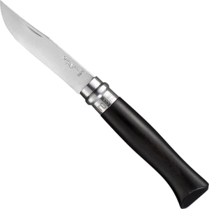OPINEL No. 8 Ebony Polished Stainless Steel Folding Knife 001352