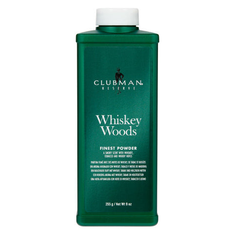CLUBMAN RESERVE Whiskey Woods Finest Powder 9oz 90782