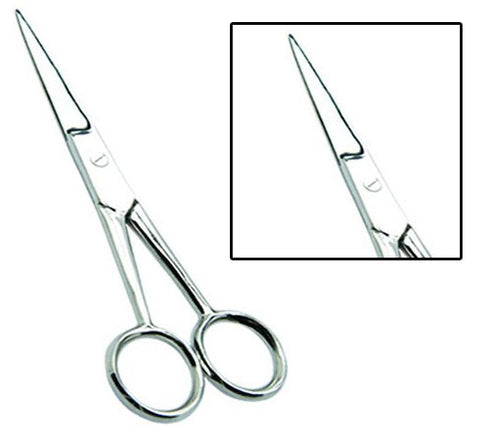 SE Scissor - Stainless Steel Embroidery/Moustache Fine Point 4in SP204DSS