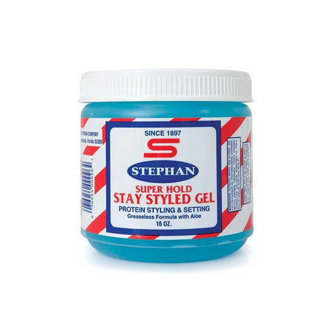 STEPHAN Super Hold Stay Styled Gel 16oz 5033