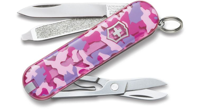 VICTORINOX Swiss Army Classic SD - Pink Camo 0.6223.T5R2-X3