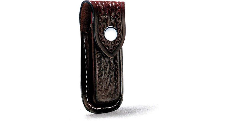 VICTORINOX Swiss Army Medium Zermatt Pouch - Brown Leather 4.1099.13