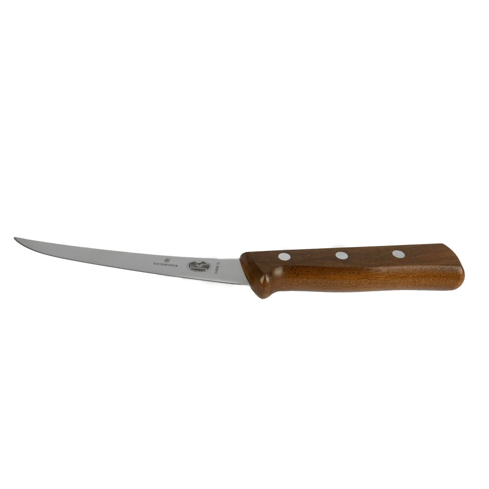 VICTORINOX Curved Semi-Stiff Boning 6in - Rosewood 5.6606.15-X1