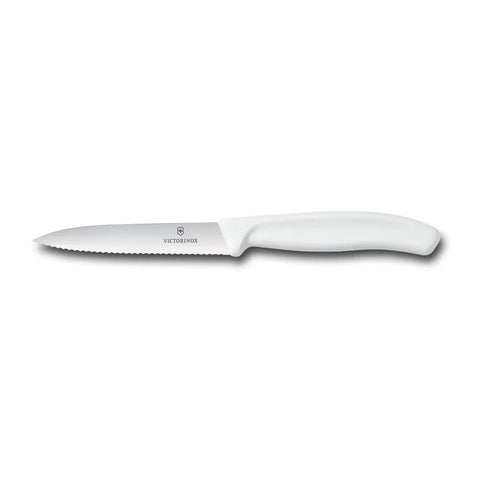 VICTORINOX Swiss Classic Serrated Paring 4in - White 6.7737