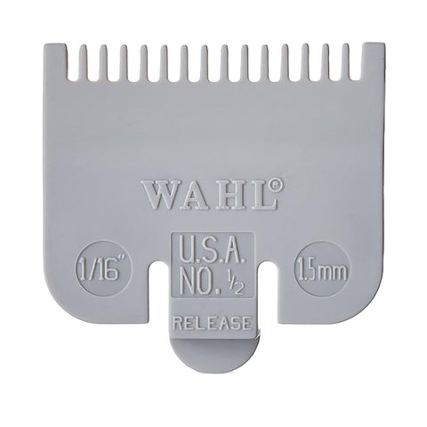 WAHL Color Coded Clipper Guide #1/2 Grey 1/16", 1.5mm #3137-101