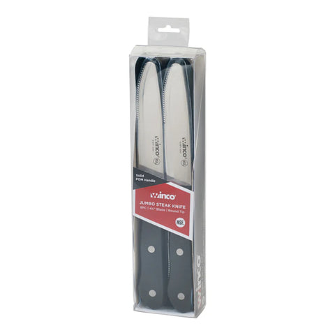 WINCO Jumbo Steak Knives - 6pc K-81P