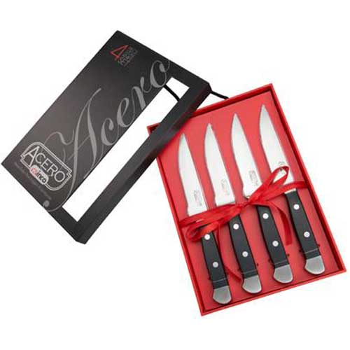 WINCO Acero 4pc Steak Knife Set SK-1