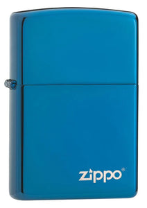 ZIPPO High Polish Blue Zippo Logo 20446ZL