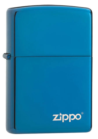 ZIPPO High Polish Blue Zippo Logo 20446ZL