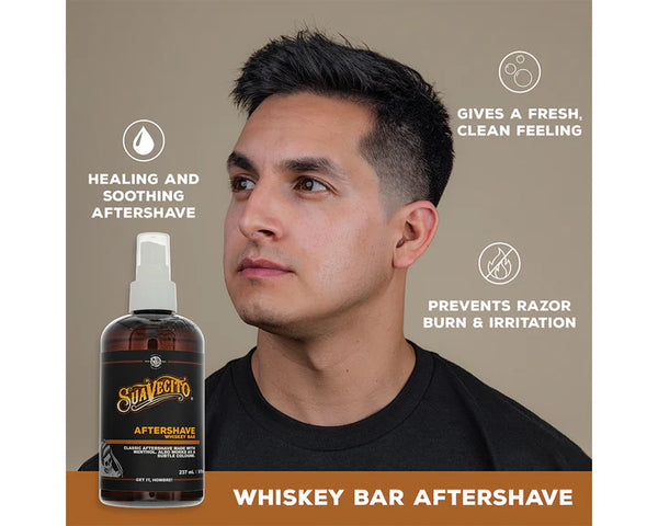 SUAVECITO Aftershave 8oz- Whiskey Bar K-P492