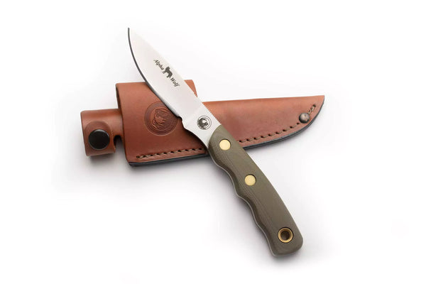 KNIVES OF ALASKA Alpha Wolf D2 G10 OD 330FG
