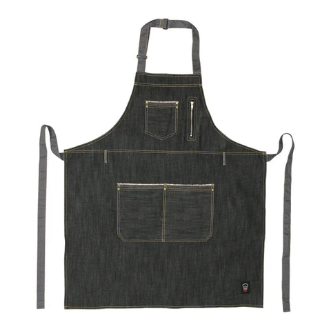 WINCO Apron - Heavyweight Denim Bib BADN-3430