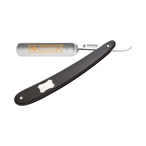 DOVO Astrale Full Hallow Ground 5/8 Straight Razor with Black Ebony Handle 81085