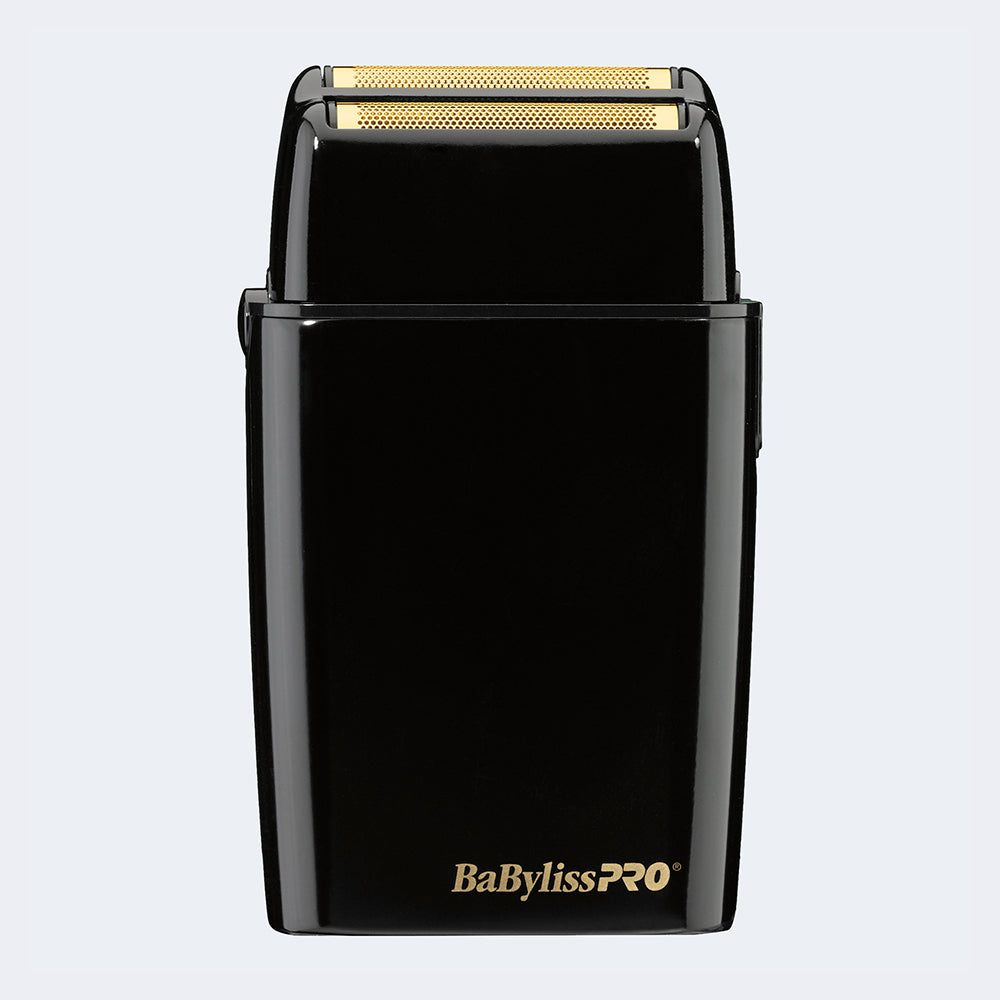 BaBylissPRO® FOILFX02™ Cordless Black Metal Double Foil Shaver FXFS2B