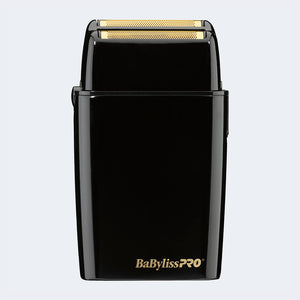 BaBylissPRO® FOILFX02™ Cordless Black Metal Double Foil Shaver FXFS2B
