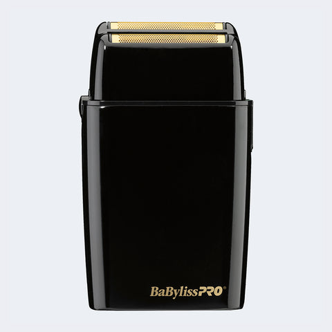 BaBylissPRO® FOILFX02™ Cordless Black Metal Double Foil Shaver FXFS2B