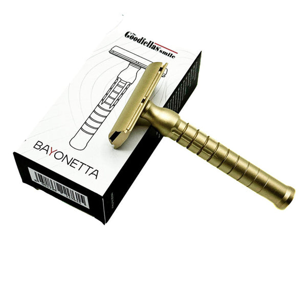 PARKER The Goodfella's Smile Bayonetta Brass Safety Razor BAYO-7615