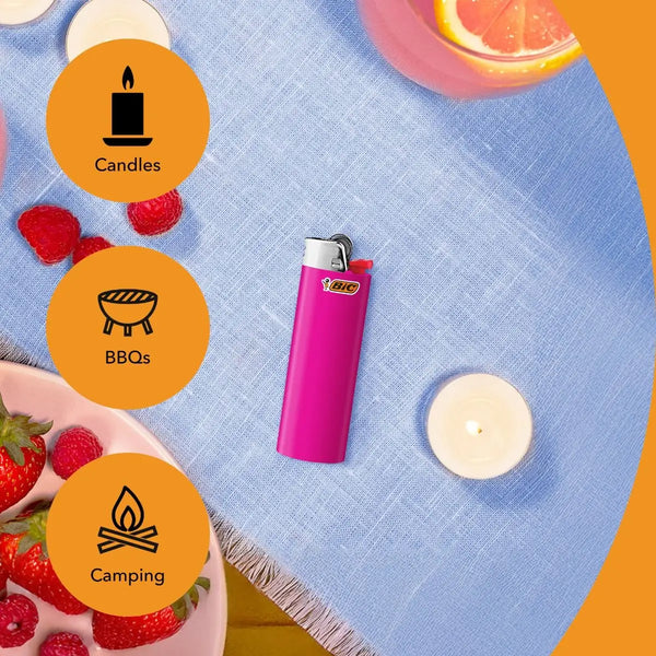 BIC Maxi Pocket Lighter Assorted Colors BIC-2525