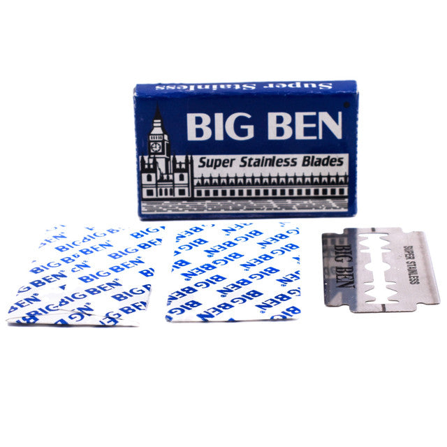 BIG BEN Double Edge Razor Blades Super Stainless BGBN-5X20