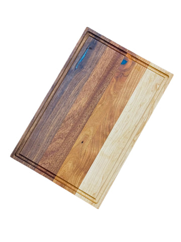 WHITTIER WOODWORKS Large Cutting Board with Juice Groove LCBJG18121