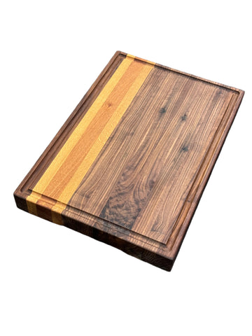 WHITTIER WOODWORKS BBQ Cutting Board with Juice Groove BCBJG18122