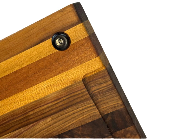 WHITTIER WOODWORKS BBQ Cutting Board with Juice Groove BCBJG18122